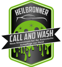 Call and wash logo